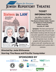 Sisters in Law- NY Times Bestseller Comes to the Jewish Repertory Theater beginning October 26