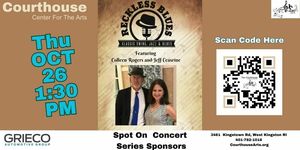 Reckless Blues Thu 10-26-23 1:30PM