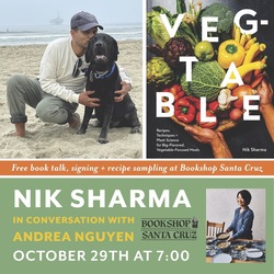 Bookshop Santa Cruz Presents: Nik Sharma | VEG-TABLE