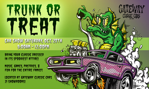 Caffeine and Chrome  Truck or Treat - Classic Cars and Coffee at Gateway Classic Cars of Chicago