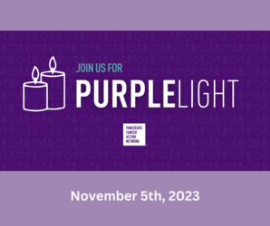 PurpleLight- Bringing together those impacted by pancreatic cancer, illuminating hope.