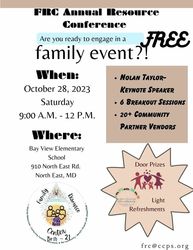Family Rrsource Center (FRC) Free Event: Annual Resource Conference
