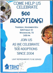 Adoption celebration