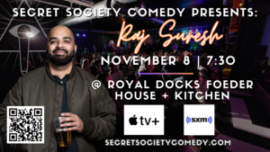 Raj Suresh | Secret Society Comedy @ Royal Docks