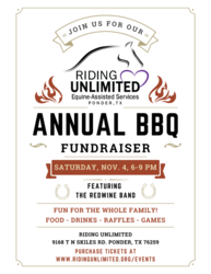 Annual Barn BBQ Fundraiser