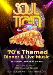 Soul Train 70s Themed Dinner & Live Music