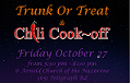 Trunk or Treat & Chili Cook-Off