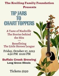 Tip Jars to Chart Toppers: A Taste of Nashville at Buffalo Creek Brewing on October 27th