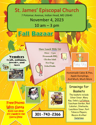 St James' Church Famous Fall Bazaar