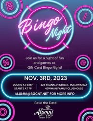 Gift Card Bingo for the Boys and Girls Club of the Tonawandas