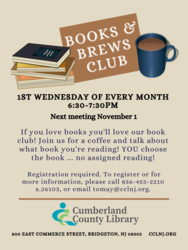 Book Club at Cumberland County Library