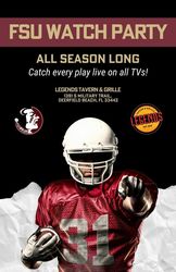 FSU Watch Party at Legends Tavern & Grille Deerfield Beach