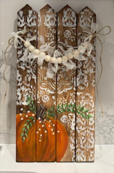 Painted Pumpkin Panel