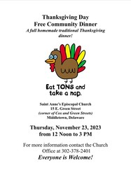 Free Community Thanksgiving Dinner