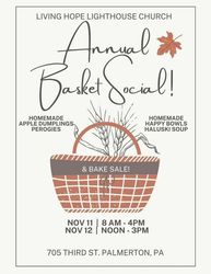 Annual Basket Social and Bake Sale