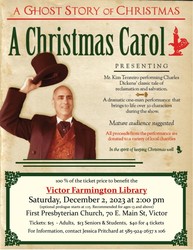 Kim Tenreiro performs A Christmas Carol