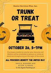 Senior Services Plus Trunk-or-Treat & United Way Fundraiser