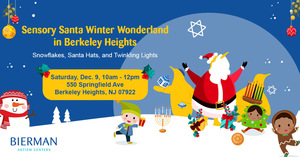 Sensory-Friendly Winter Wonderland in Berkeley Heights!