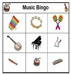 Christmas Music BINGO