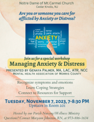 Managing Anxiety & Distress
