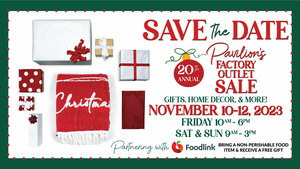 Pavilion's 20th Annual Factory Outlet Sale