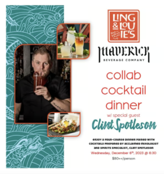 Collab Cocktail Dinner Ling & Louie's Asian Bar and Grill