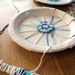 Paper Plate Weaving