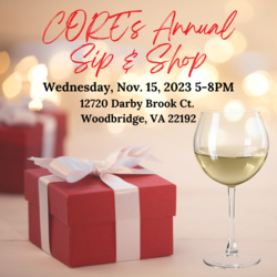 CORE's Annual Sip & Shop