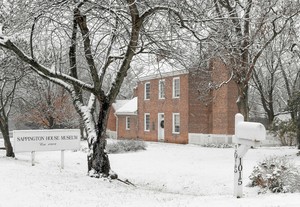 Scenes from "A Christmas Carol" at Historic Sappington House