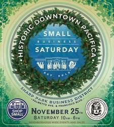 Historic Downtown Pacifica Small Business Saturday