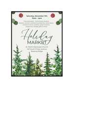 Holiday Market at St. Mark's Church