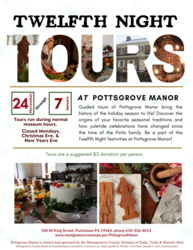 Twelfth Night Tours at Pottsgrove Manor