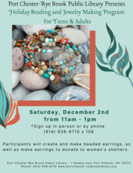 Holiday Beading and Jewelry Making Program