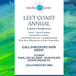 Call for Entries: 2024 Left Coast Annual