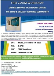 FREE ZOOM WORKSHOP WITH MARC ARNESON AT HADLEY