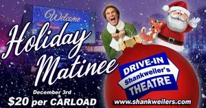 Holiday Matinee at the Drive-In: Rudolph, Frosty, and Elf