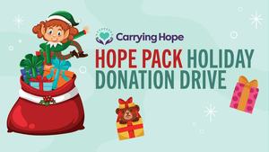 Hope Pack Holiday Donation Drive