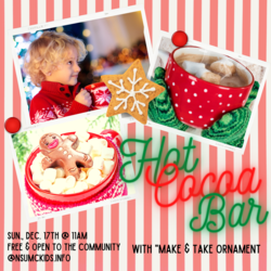 Hot Cocoa Bar with Make & Take Ornaments Event