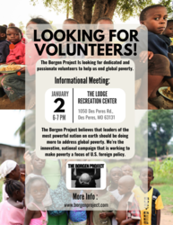 Borgen Project Volunteer Information Meeting