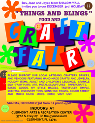 Holiday Things and Blings Event