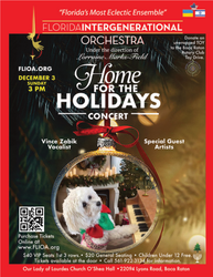 Florida Intergenerational Orchestra  “Home for the Holidays Concert”