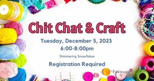 Chit Chat & Craft Adult Craft Night: Shimmering Snowflakes (Adult Event)