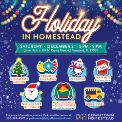 Experience the Magic of the Season at Holiday in Homestead at Losner Park