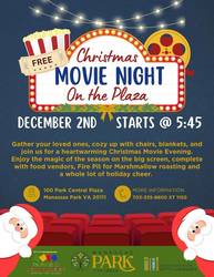 Manassas Park's Christmas Movie Night on the Plaza