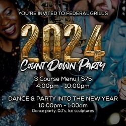 Federal American Grill’s New Year’s Eve Party