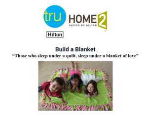 Blanket-Making Event for Pediatric Patients