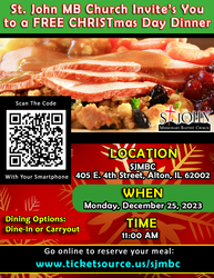 2023 SJMBC 10th Annual Free Community Christmas Day Dinner