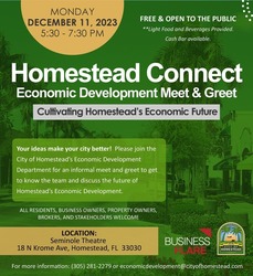Homestead Connect - Economic Development Meet & Greet