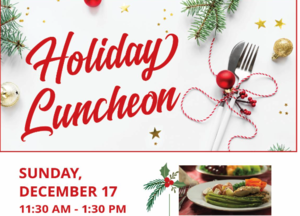 Holiday Luncheon at Potomac Place