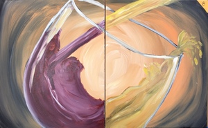 Date Night Special at Paint the Town Citrus- Painting, Food & Drinks